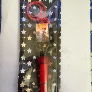 Queen Of hearts Book Handmade Keychain Pen